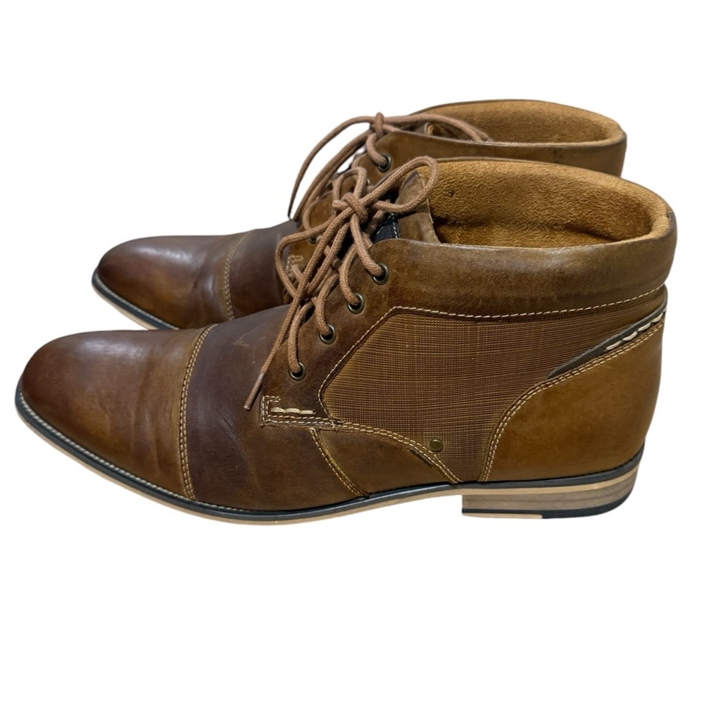 Steve Madden Jotter Men's Boots  Dark Tan Size 12
The Steve Madden Jotter